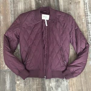 Wilfred Free Quilted Bomber Jacket